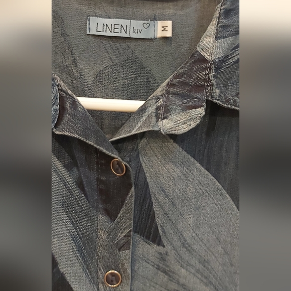 🌼 Linen Luv Button-Up Shirt - Picture 2 of 9